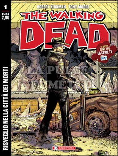 WALKING DEAD EDICOLA #     1: RISVEGLIO NELLA CITTÀ DEI MORTI - LOGO ROSSO ORIGINALE